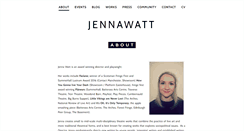 Desktop Screenshot of jennawatt.co.uk