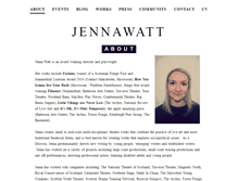 Tablet Screenshot of jennawatt.co.uk